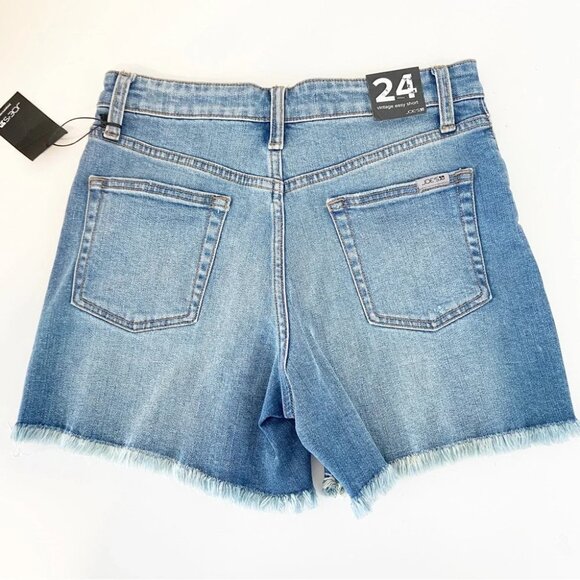NWT Joe's Jeans Vintage Fray Hem Denim Shorts Francoise Size 24 - Picture 3 of 7